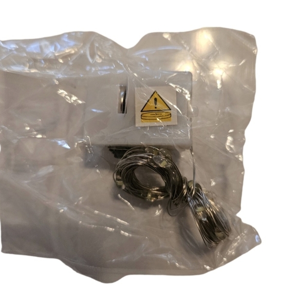 Hand Crafted Holiday Garland Crochet Angel Christmas Ornamets handmade lights up - Picture 14 of 17